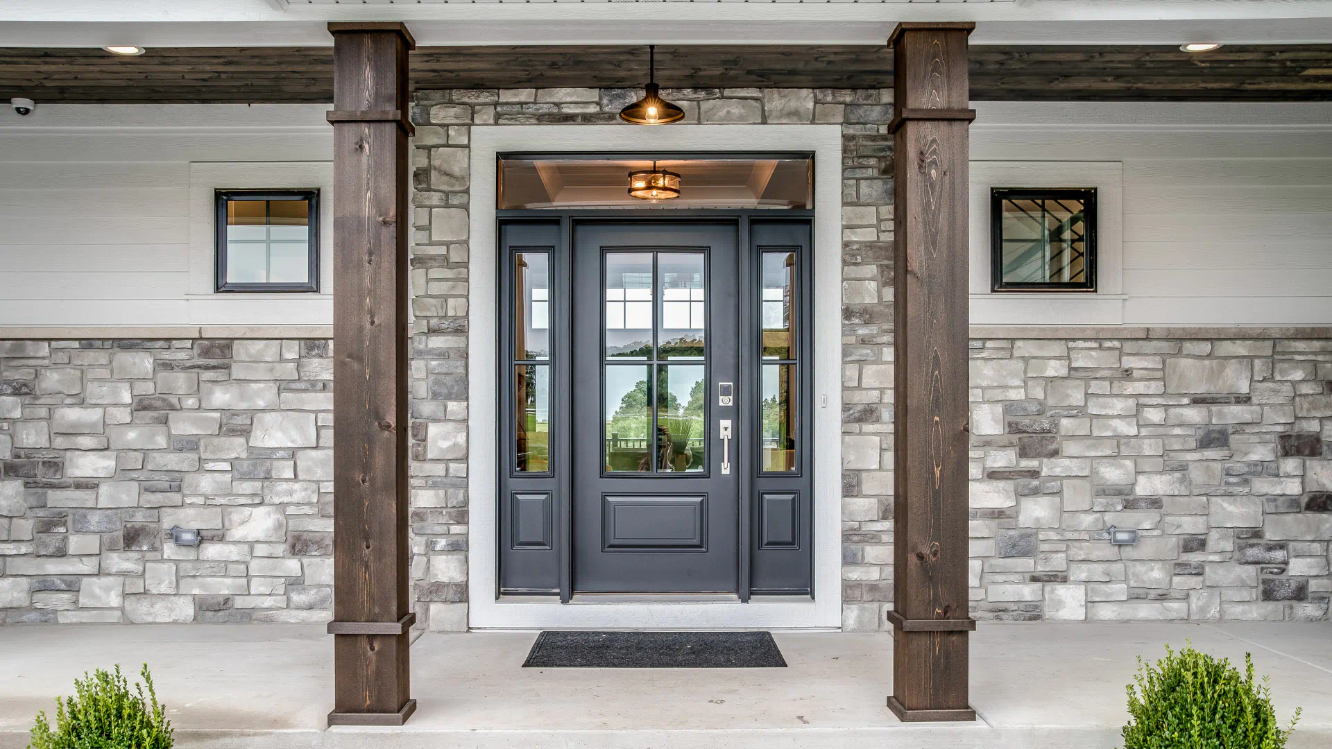 beautiful front door of a house